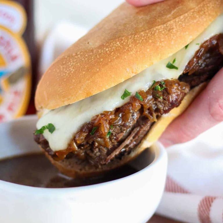 Delicious French Dip Sandwich