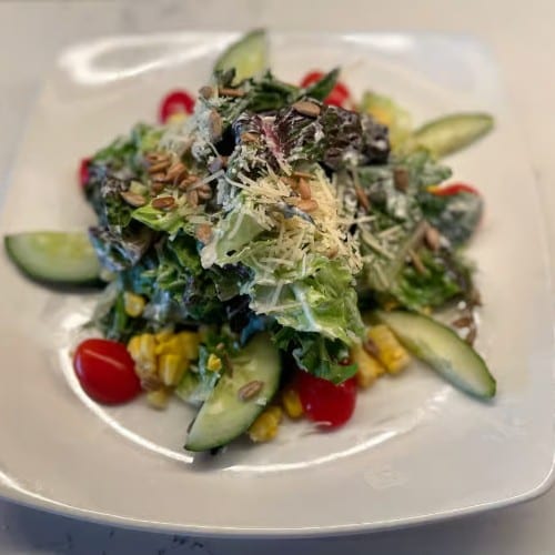 House greens salad.