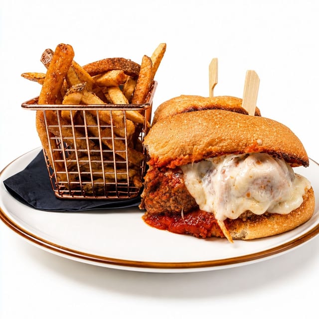 House-made Meatball Sub.