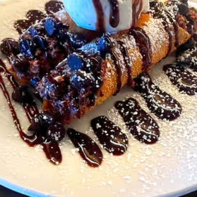 Decadent Chocolate Cannoli.