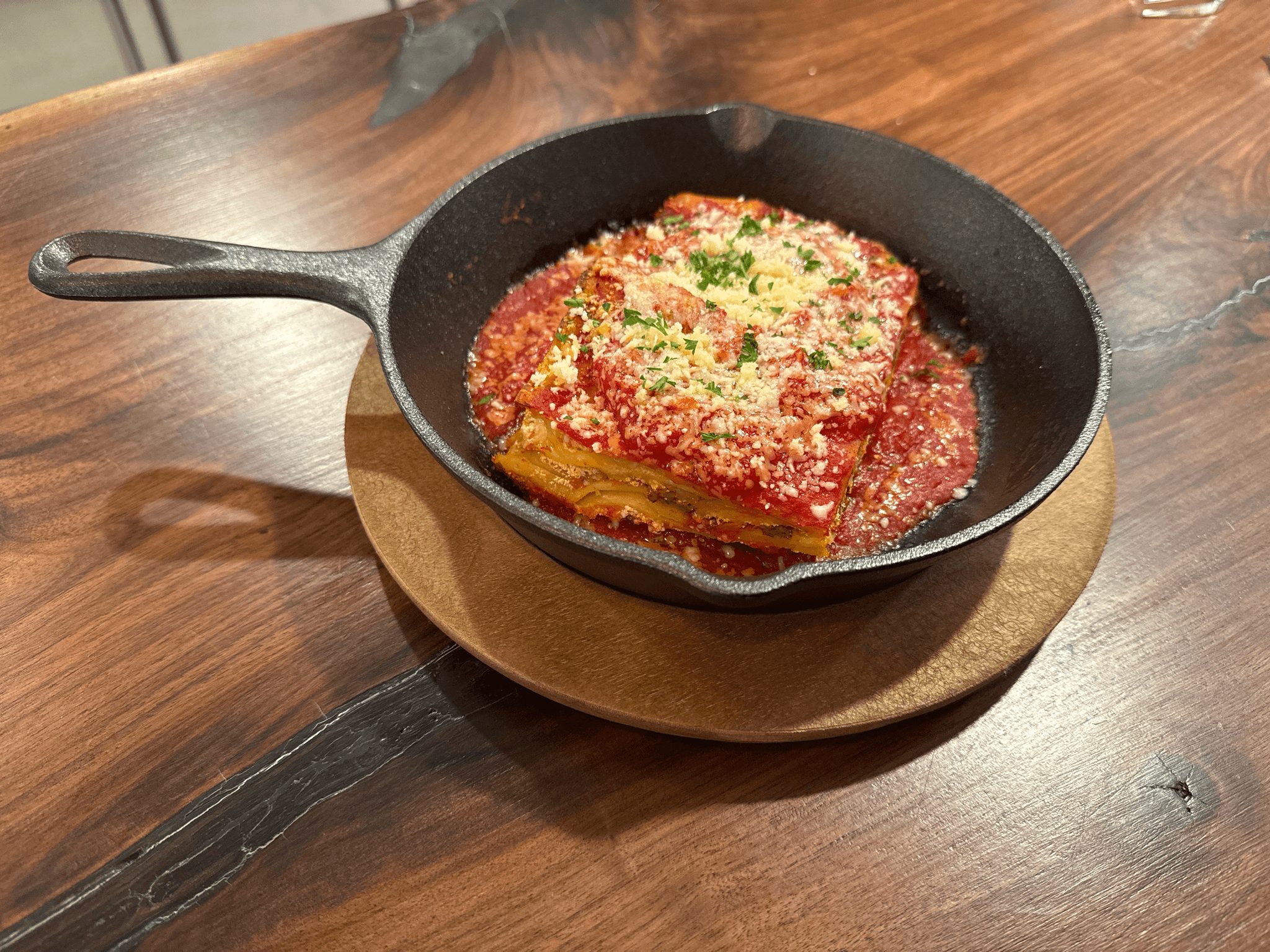Mika's lasagna bolognese.