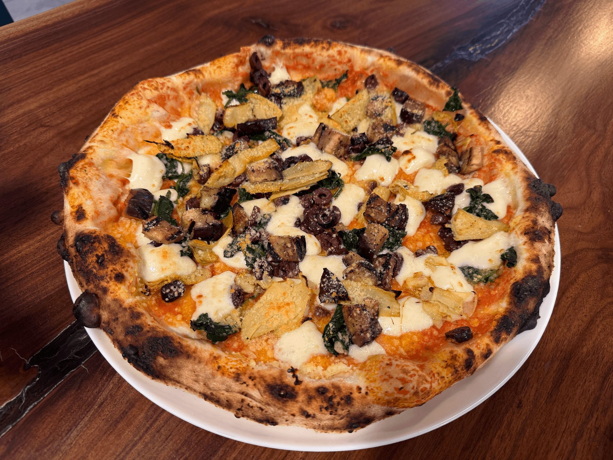 12" Vegetarian Pizza.